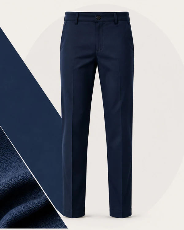 Navy tailored uniform trousers